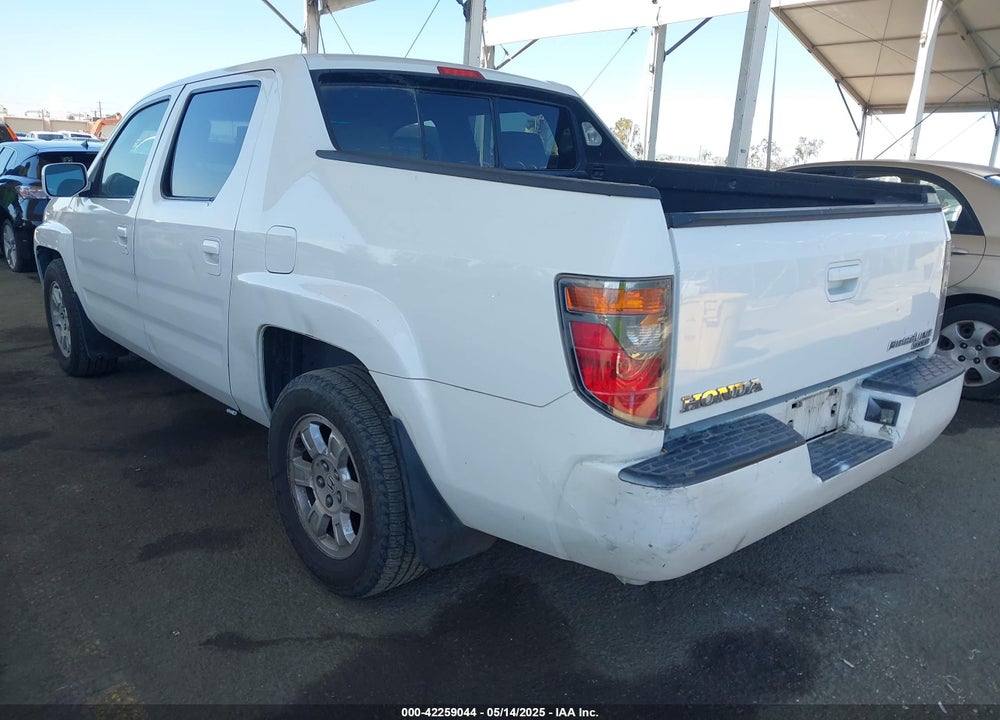 2008 HONDA RIDGELINE RTL VIN: 2HJYK16548H515186