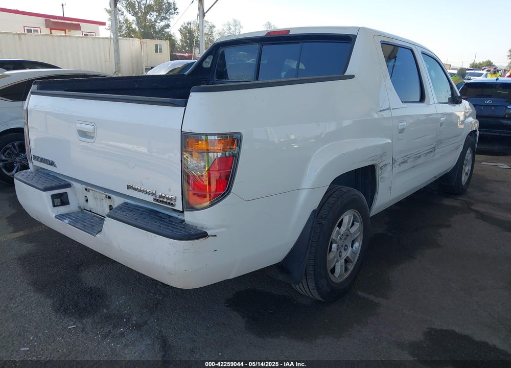 2008 HONDA RIDGELINE RTL VIN: 2HJYK16548H515186
