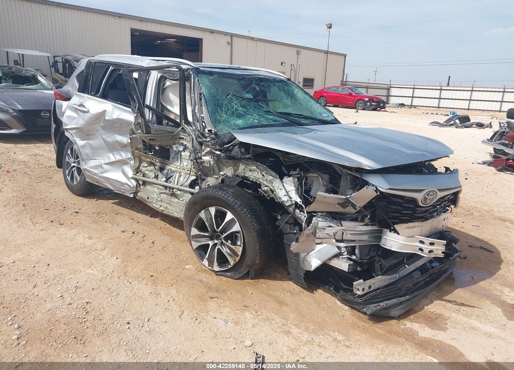 2022 TOYOTA HIGHLANDER HYBRID XLE VIN: 5TDGARAH9NS515975
