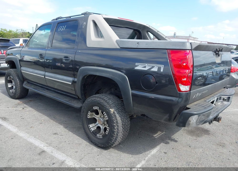 2003 CHEVROLET AVALANCHE 1500 VIN: 3GNEK13T93G339049