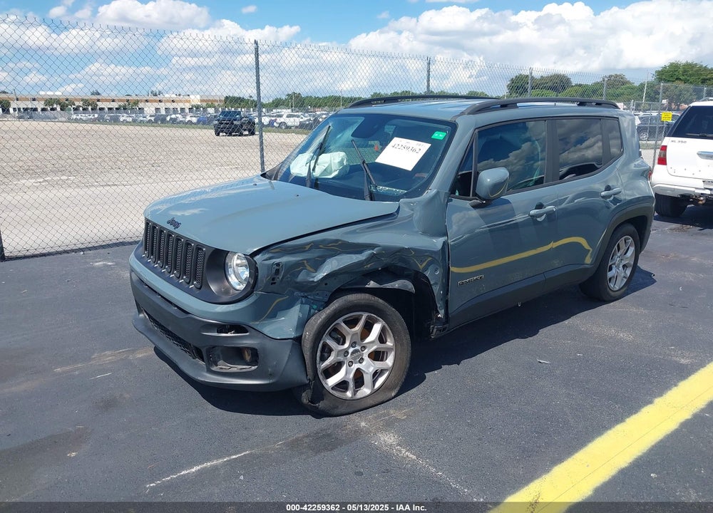2018 JEEP RENEGADE LATITUDE FWD VIN: ZACCJABB8JPG84449