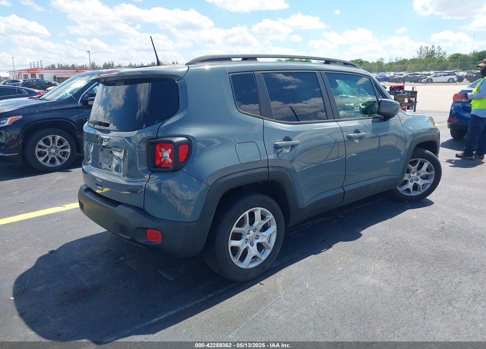 2018 JEEP RENEGADE LATITUDE FWD VIN: ZACCJABB8JPG84449