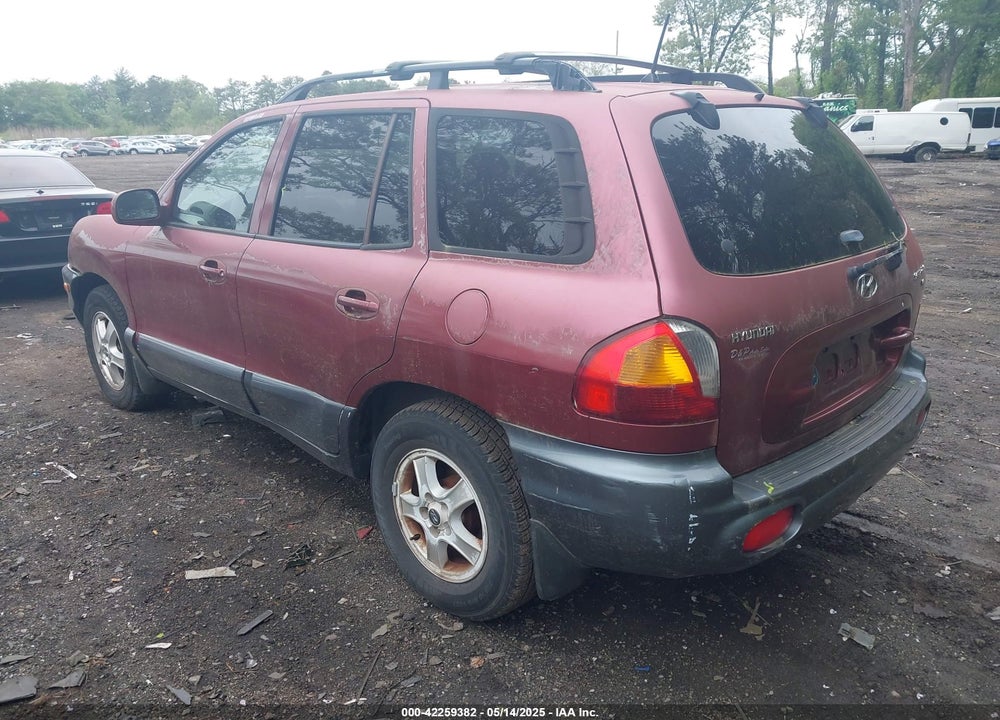 2004 HYUNDAI SANTA FE GLS VIN: KM8SC13D04U783965