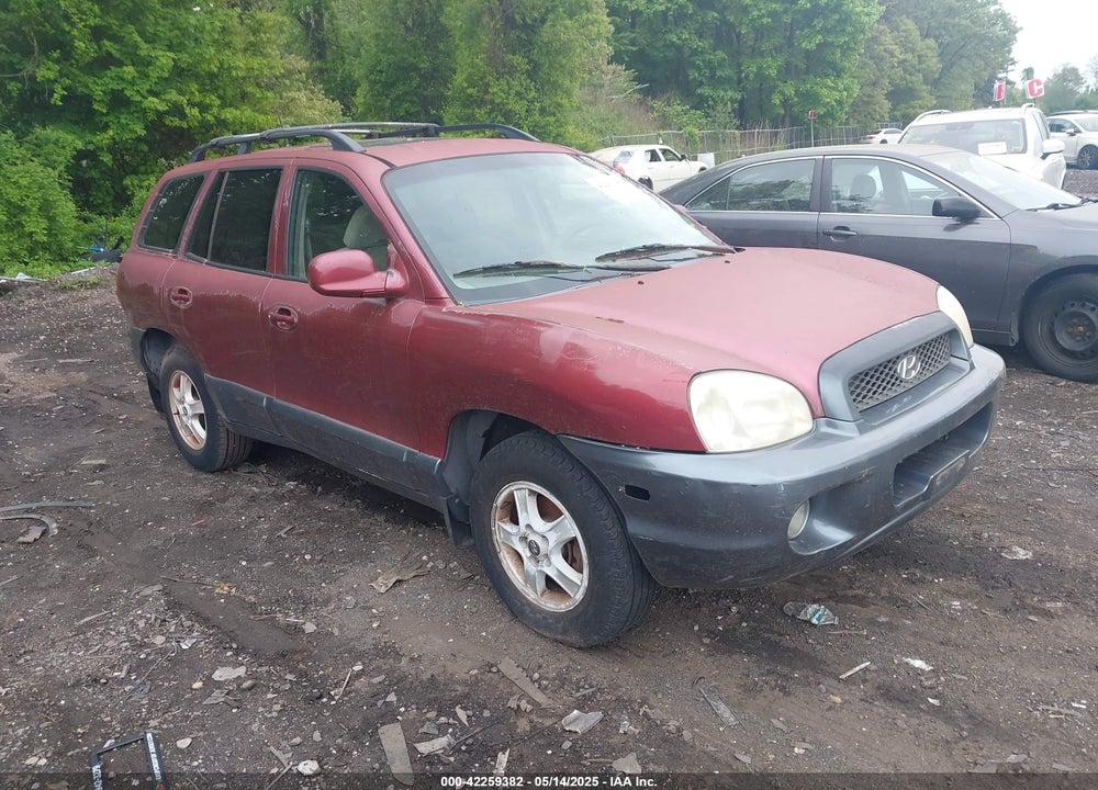 2004 HYUNDAI SANTA FE GLS VIN: KM8SC13D04U783965