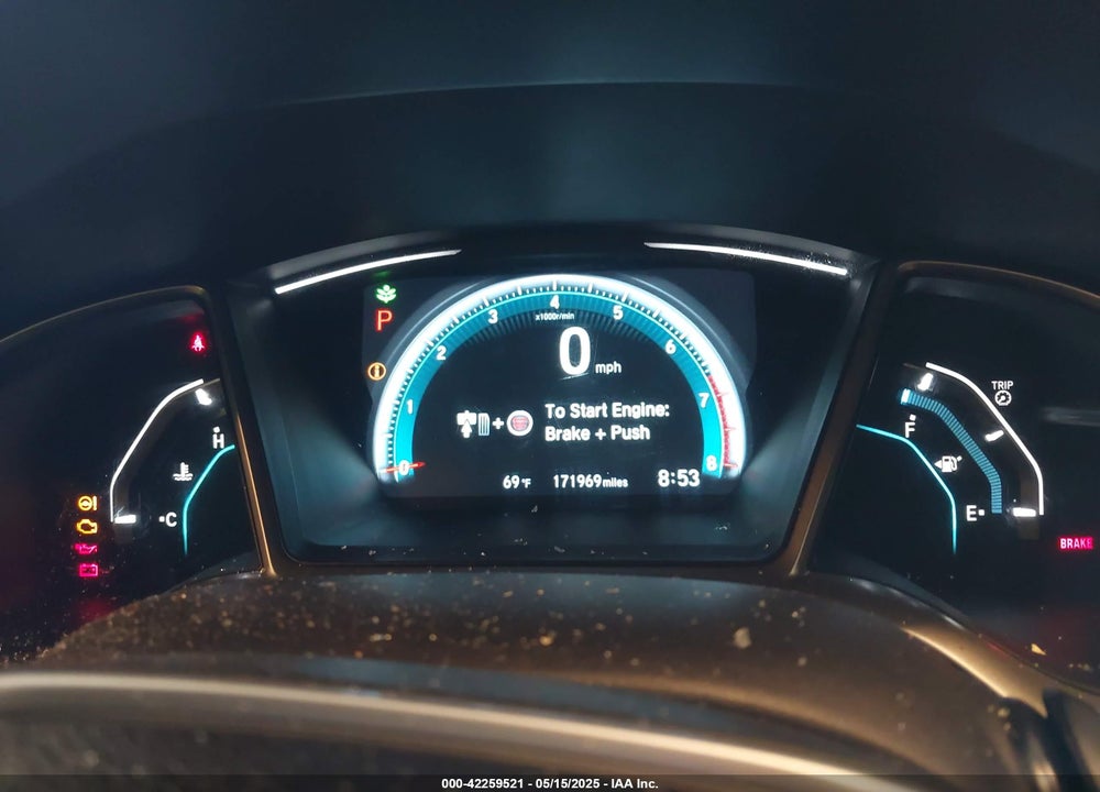 2016 HONDA CIVIC VIN: 19XFC2F79GE220028