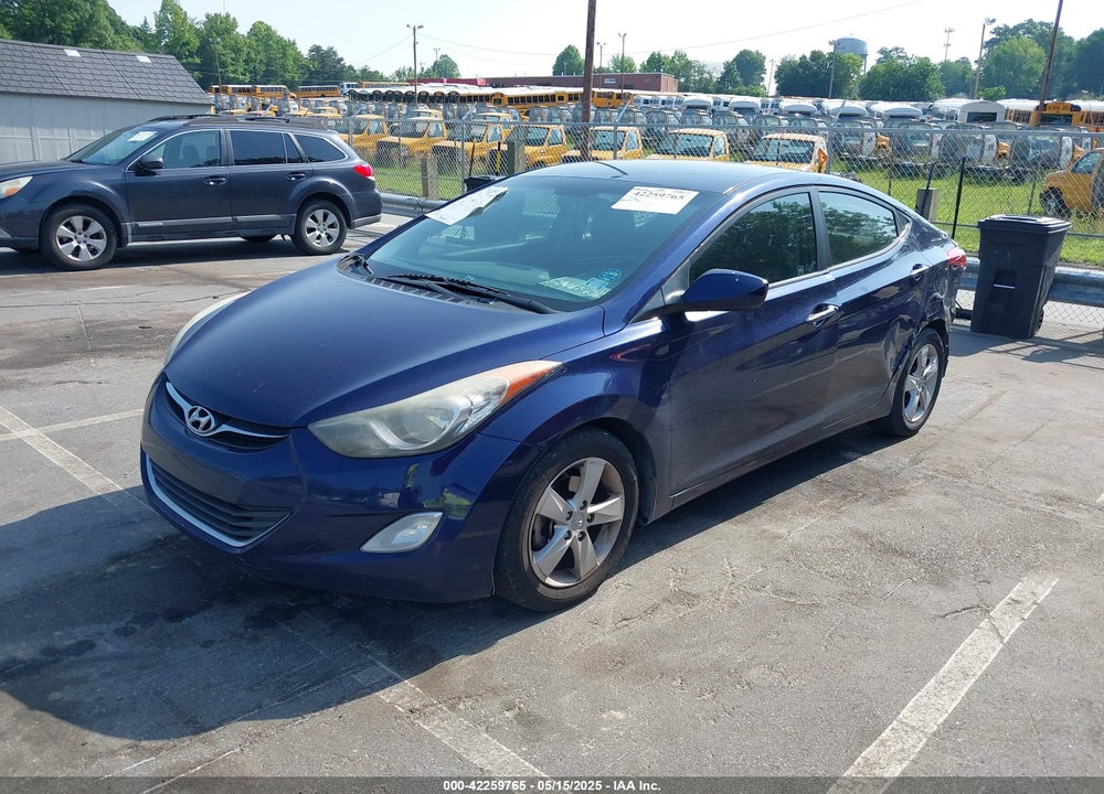 2013 HYUNDAI ELANTRA GLS VIN: 5NPDH4AE1DH239769