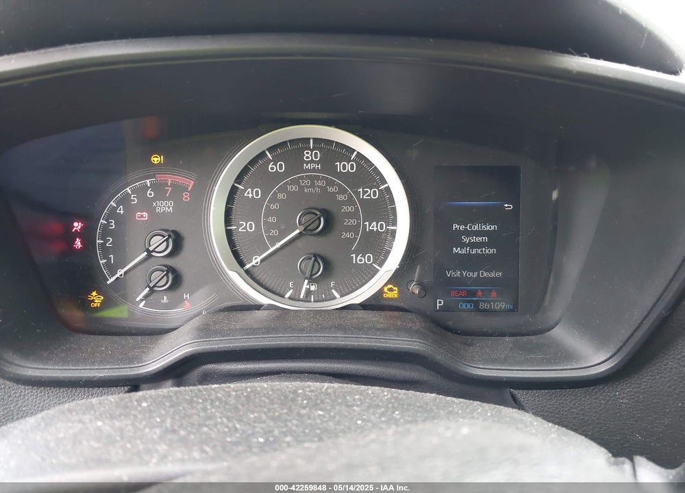 2022 TOYOTA COROLLA VIN: 5YFEPMAE1NP284495