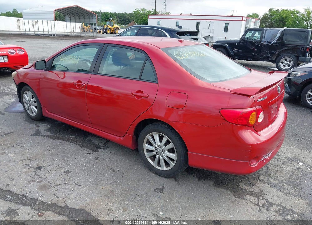 2009 TOYOTA COROLLA VIN: 2T1BU40E89C167810