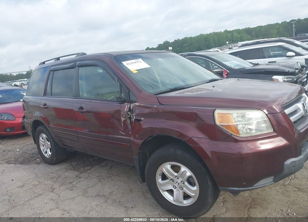 2008 HONDA PILOT VIN: 5FNYF28208B029336
