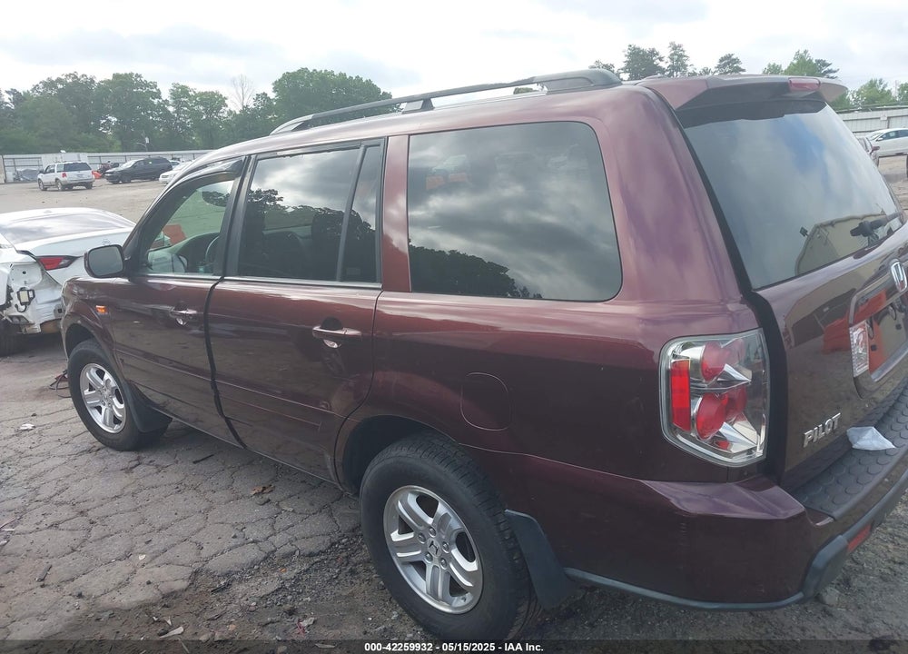 2008 HONDA PILOT VIN: 5FNYF28208B029336