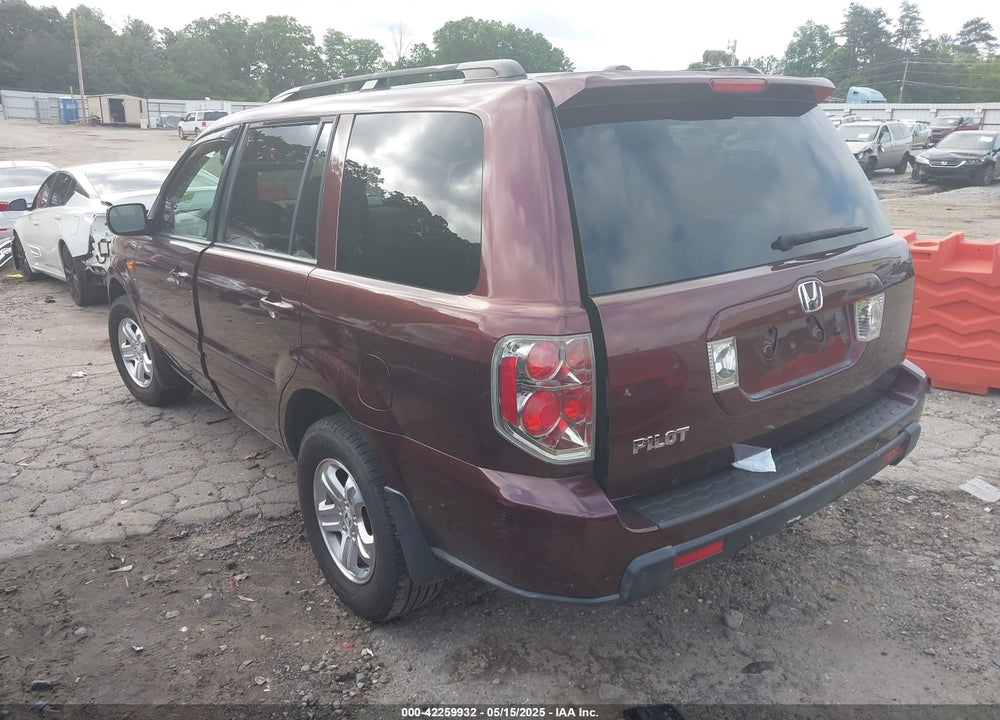2008 HONDA PILOT VIN: 5FNYF28208B029336
