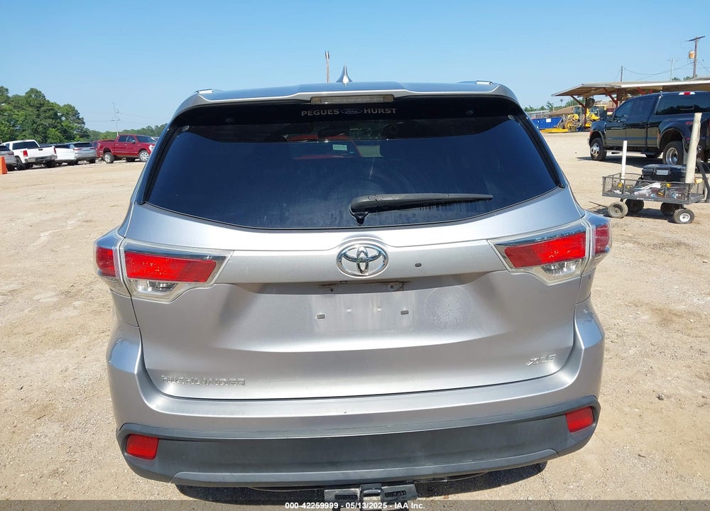 2016 TOYOTA HIGHLANDER VIN: 5TDKKRFHXGS175772