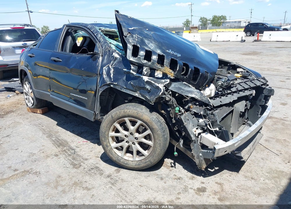 2016 JEEP CHEROKEE SPORT VIN: 1C4PJMAB4GW153118
