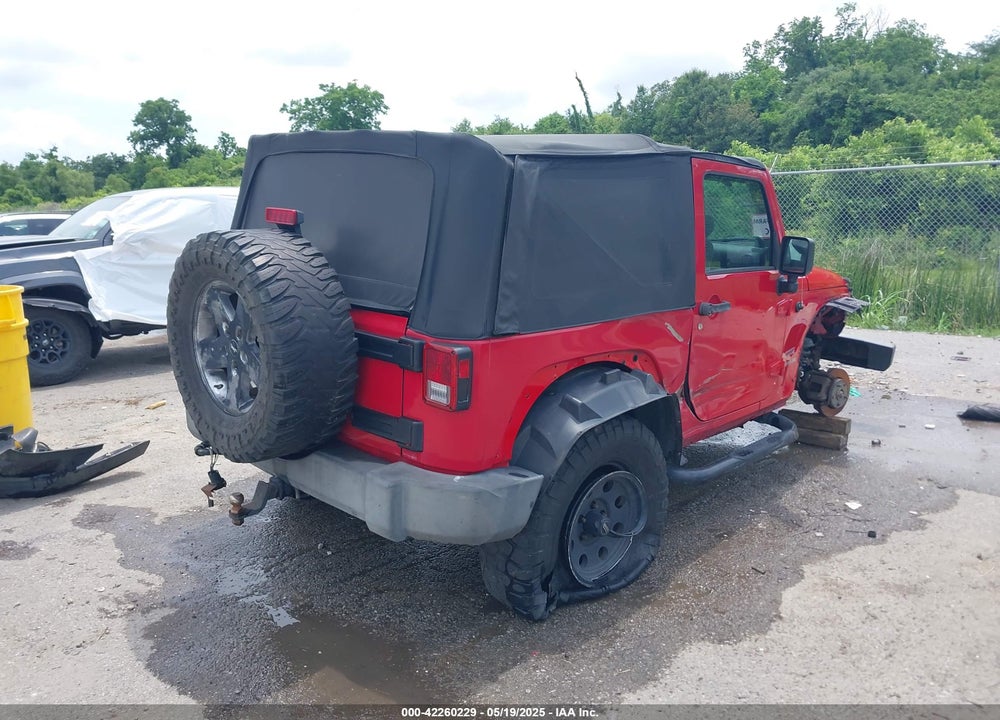 2010 JEEP WRANGLER SPORT VIN: 1J4AA2D17AL105564
