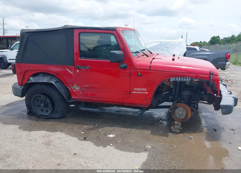 2010 JEEP WRANGLER SPORT VIN: 1J4AA2D17AL105564