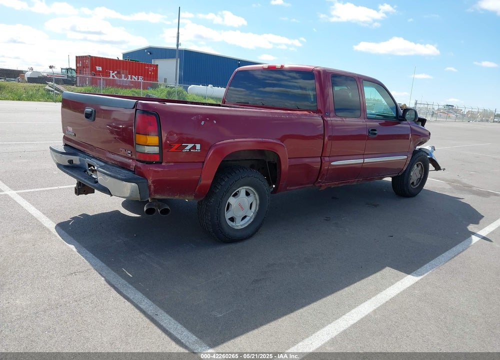 2004 GMC SIERRA 1500 SLE VIN: 2GTEK19T641159604
