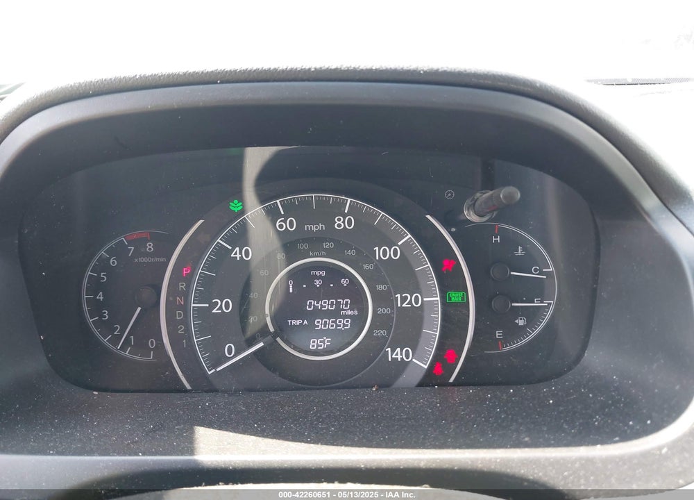 2013 HONDA CR-V EX-L VIN: 2HKRM4H76DH610921