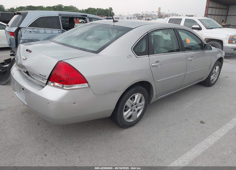 2007 CHEVROLET IMPALA LS VIN: 2G1WB58K679236250