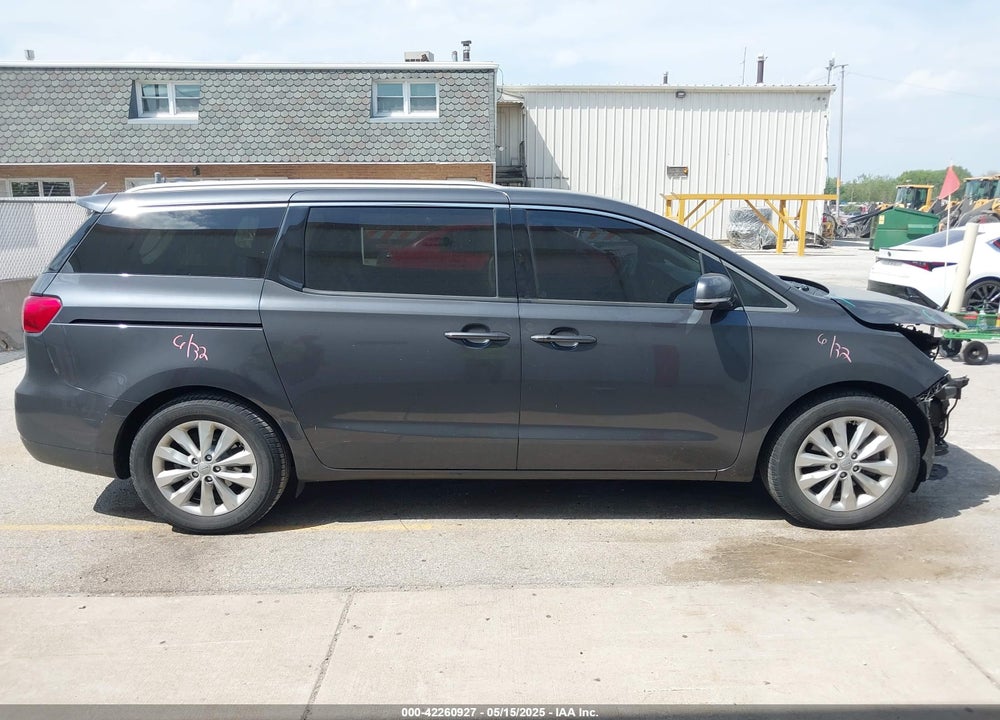 2017 KIA SEDONA EX VIN: KNDMC5C13H6334316