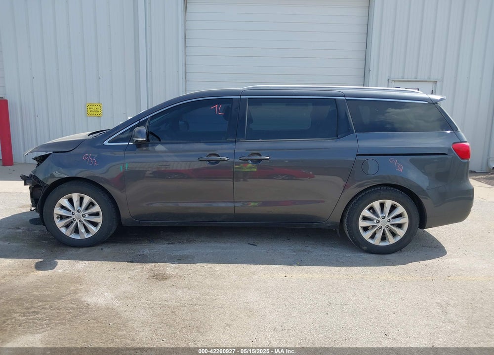 2017 KIA SEDONA EX VIN: KNDMC5C13H6334316