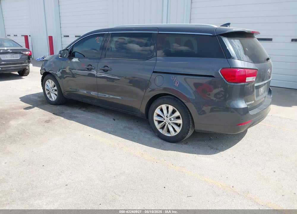 2017 KIA SEDONA EX VIN: KNDMC5C13H6334316