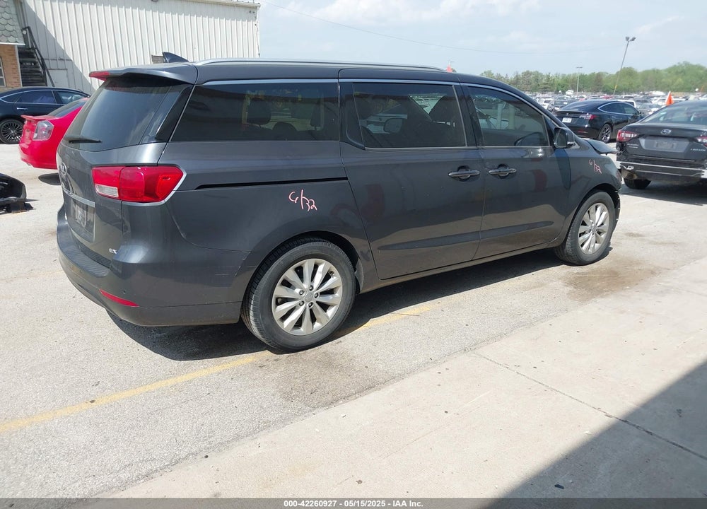 2017 KIA SEDONA EX VIN: KNDMC5C13H6334316
