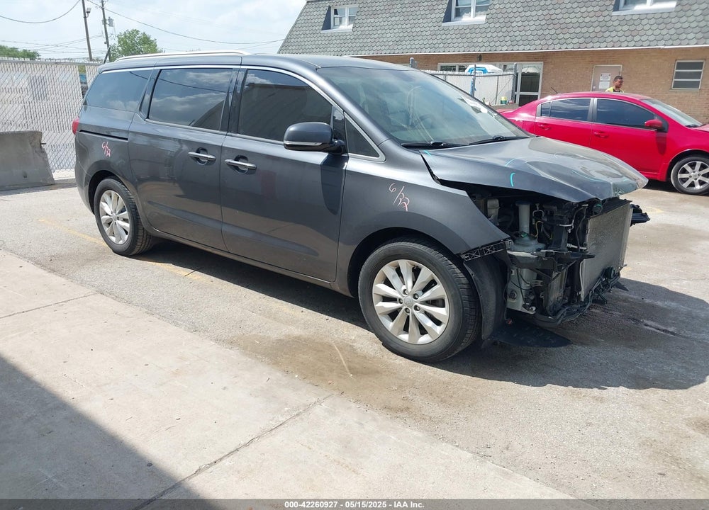 2017 KIA SEDONA EX VIN: KNDMC5C13H6334316