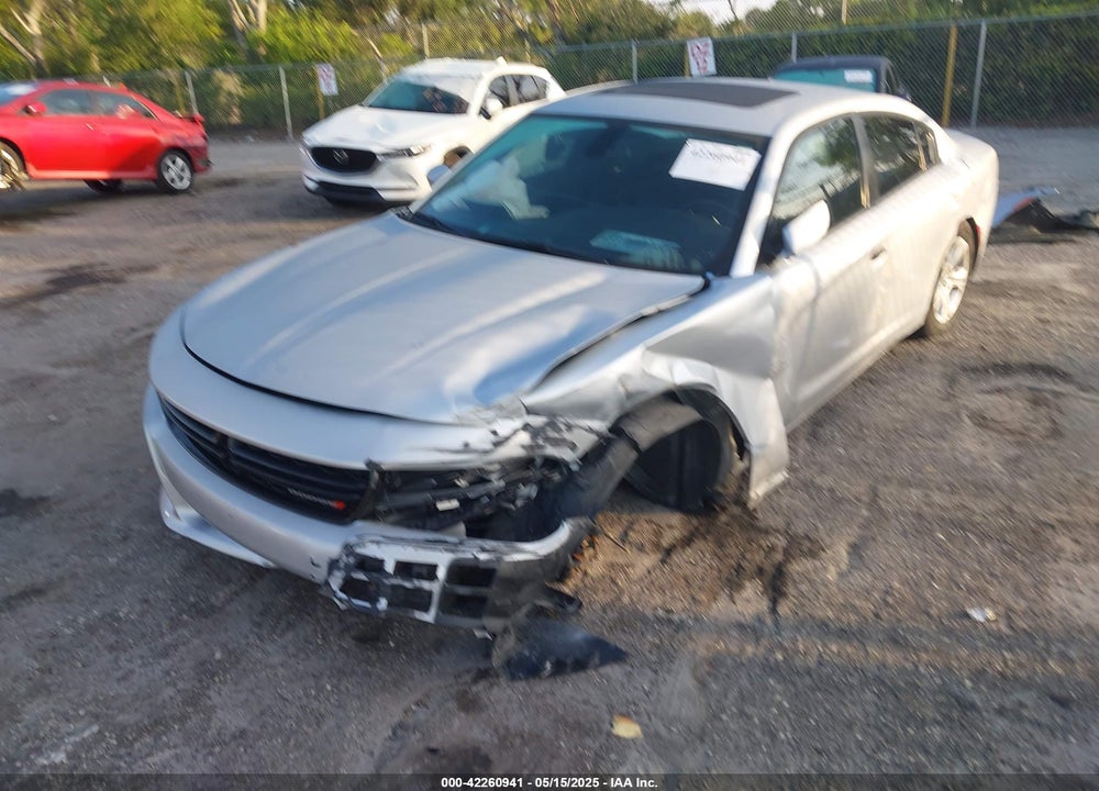 2022 DODGE CHARGER SXT RWD VIN: 2C3CDXBG7NH169377