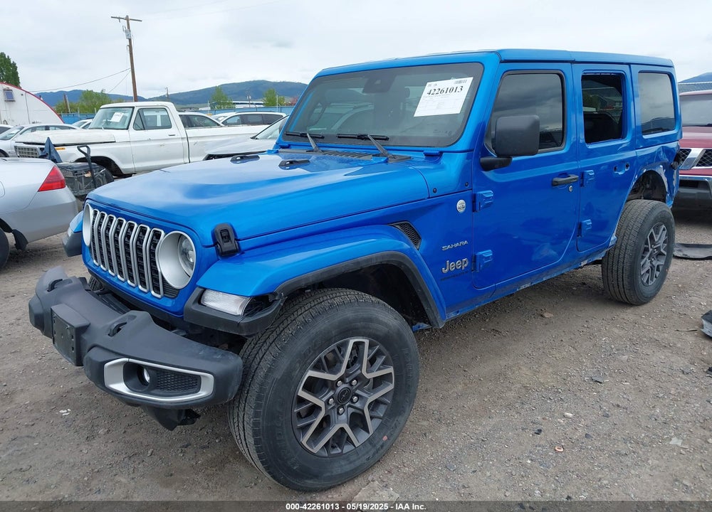 2024 JEEP WRANGLER 4-DOOR SAHARA 4X4 VIN: 1C4PJXEG0RW344058