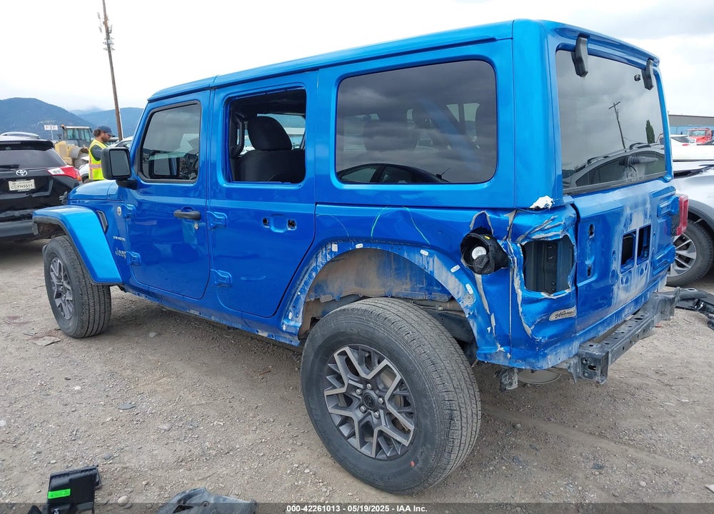 2024 JEEP WRANGLER 4-DOOR SAHARA 4X4 VIN: 1C4PJXEG0RW344058