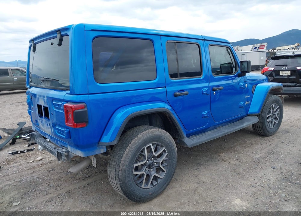 2024 JEEP WRANGLER 4-DOOR SAHARA 4X4 VIN: 1C4PJXEG0RW344058