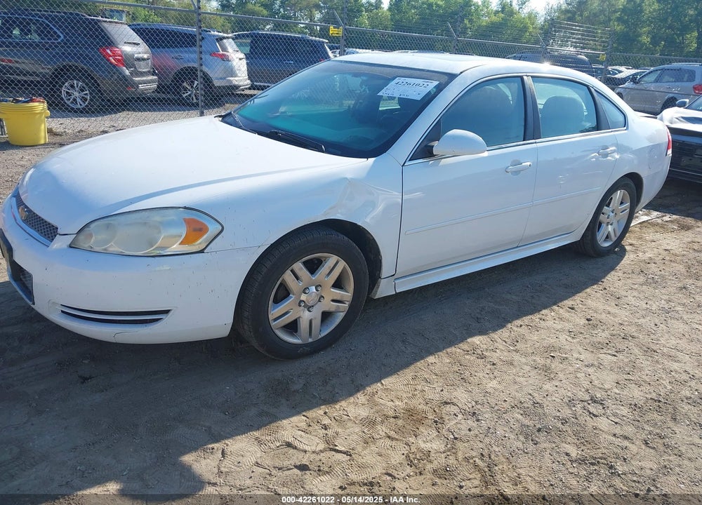 2013 CHEVROLET IMPALA LT VIN: 2G1WG5E38D1260235