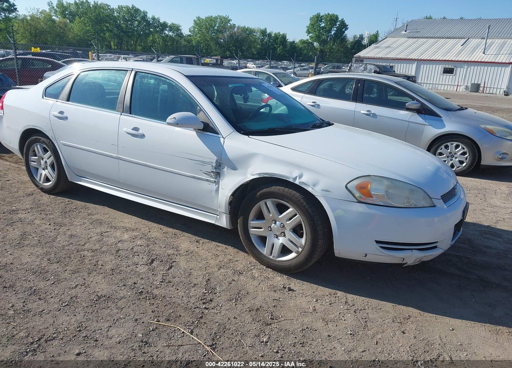 2013 CHEVROLET IMPALA LT VIN: 2G1WG5E38D1260235