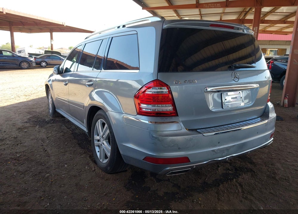 2011 MERCEDES-BENZ GL 450 VIN: 4JGBF7BE7BA626744