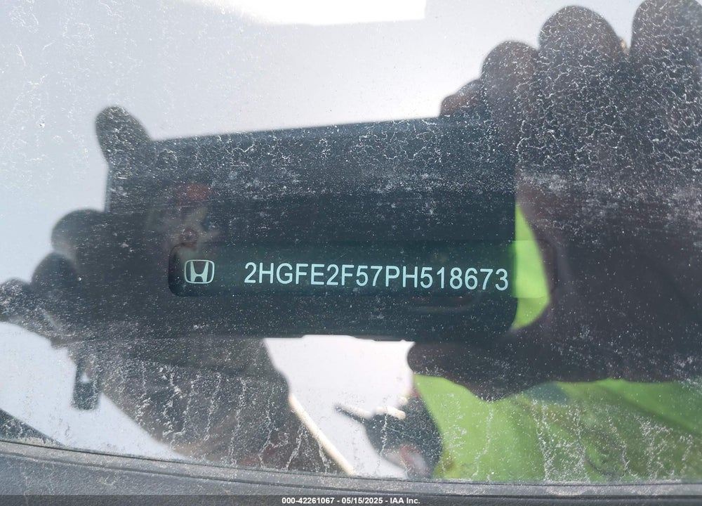 2023 HONDA CIVIC VIN: 2HGFE2F57PH518673