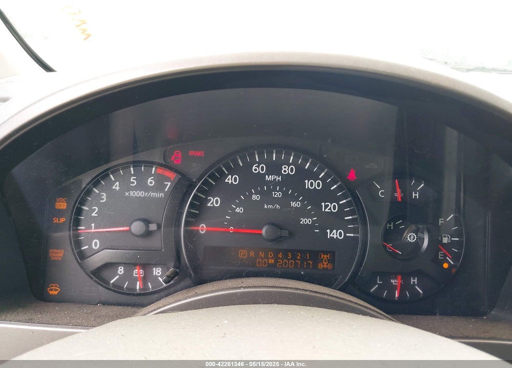 2007 NISSAN ARMADA VIN: 5N1BA08C57N714512