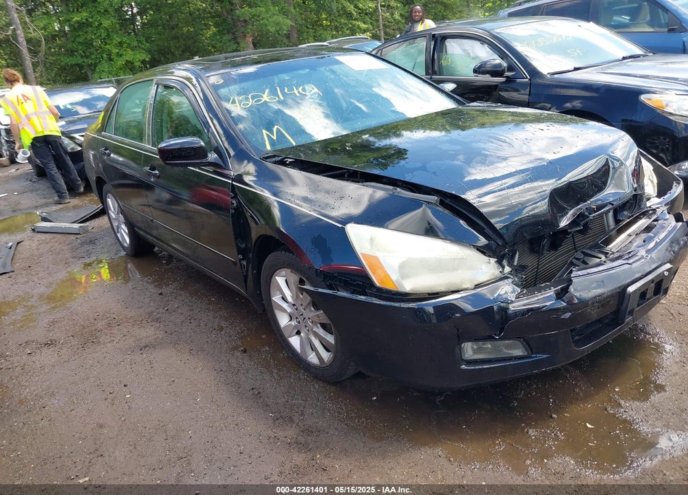 2007 HONDA ACCORD 3.0 EX VIN: 1HGCM66837A044386