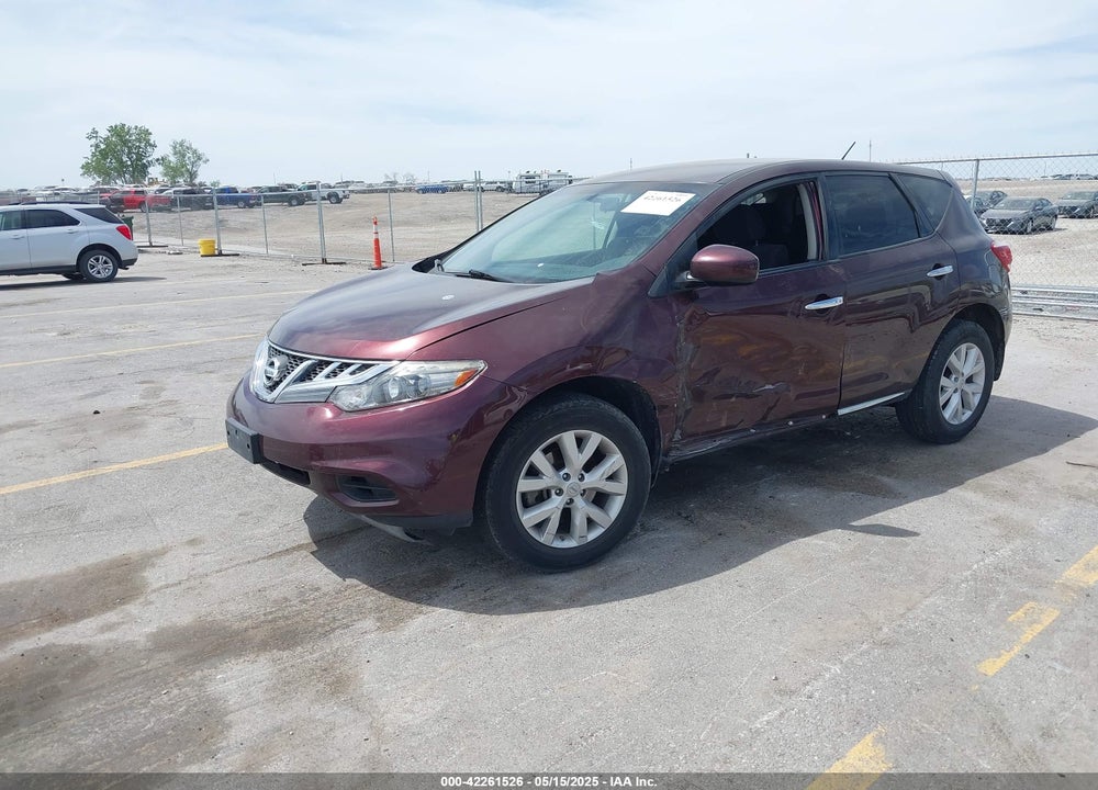 2014 NISSAN MURANO VIN: JN8AZ1MUXEW409371
