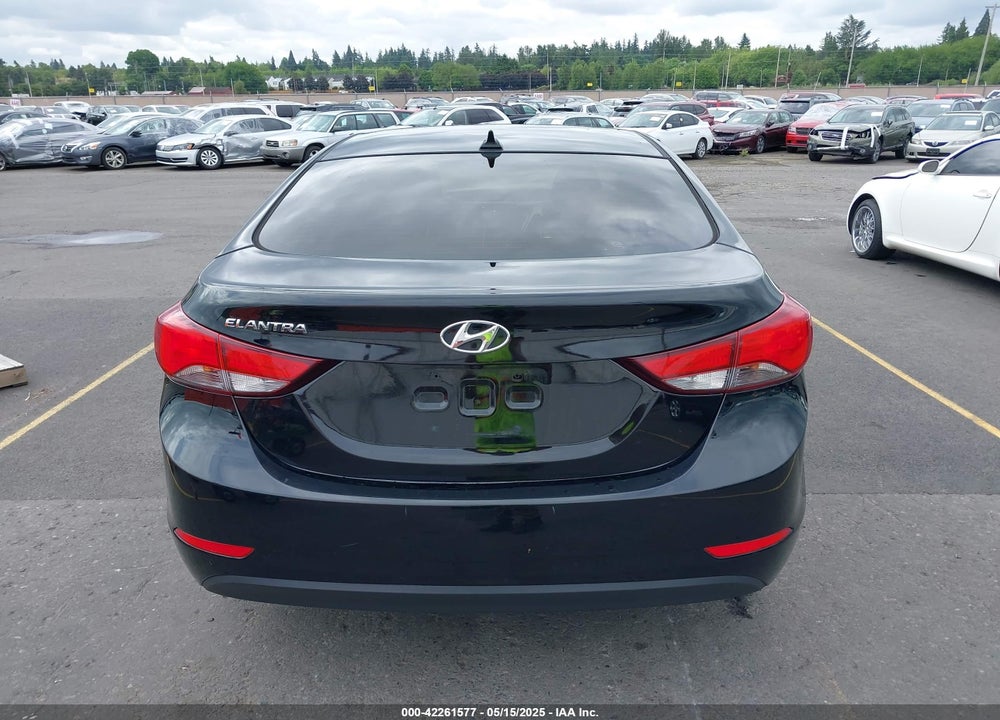 2016 HYUNDAI ELANTRA SE VIN: 5NPDH4AE9GH698424