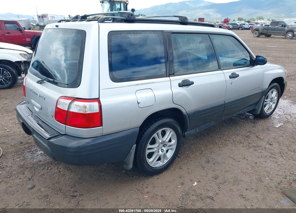 2002 SUBARU FORESTER L VIN: JF1SF63592H747060