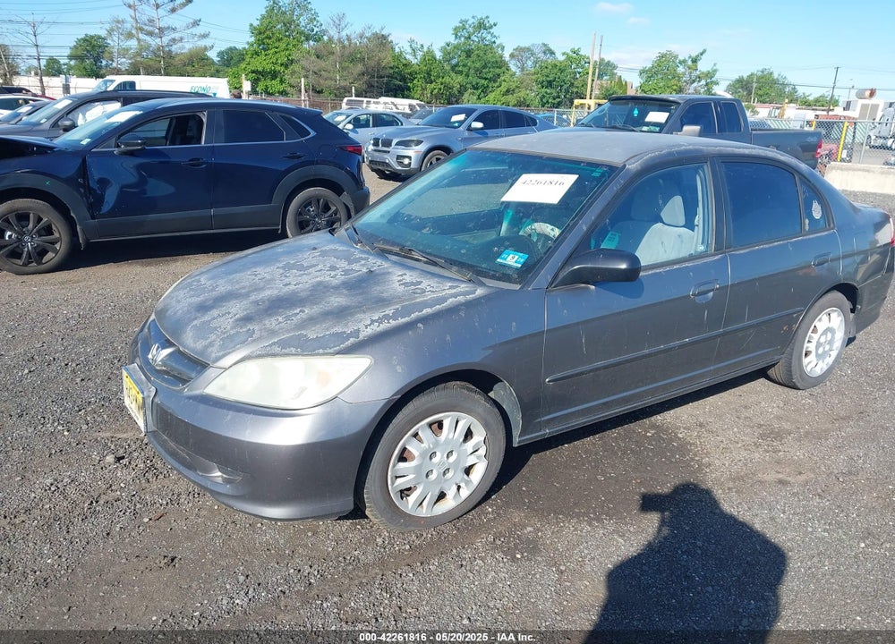 2004 HONDA CIVIC LX VIN: 2HGES16594H525294
