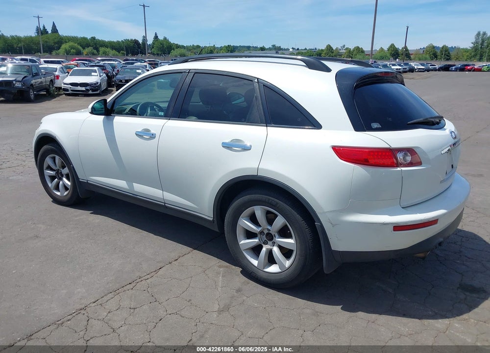 2004 INFINITI FX35 VIN: JNRAS08W44X215935