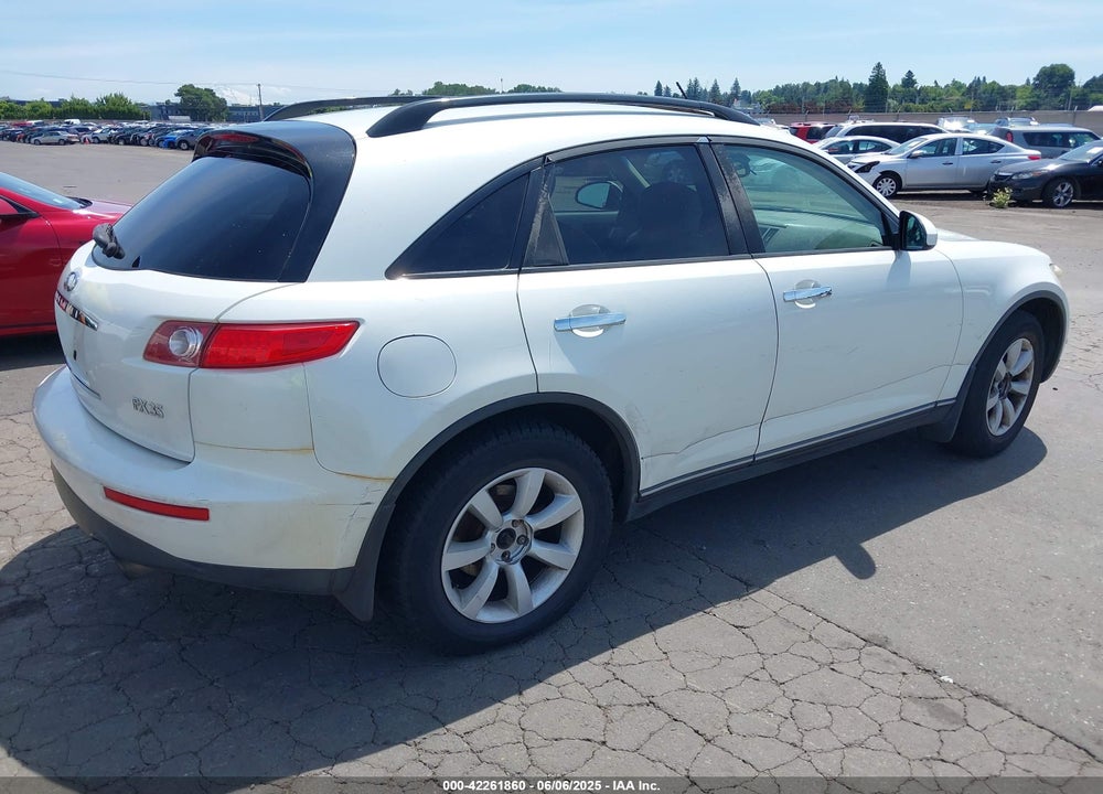 2004 INFINITI FX35 VIN: JNRAS08W44X215935