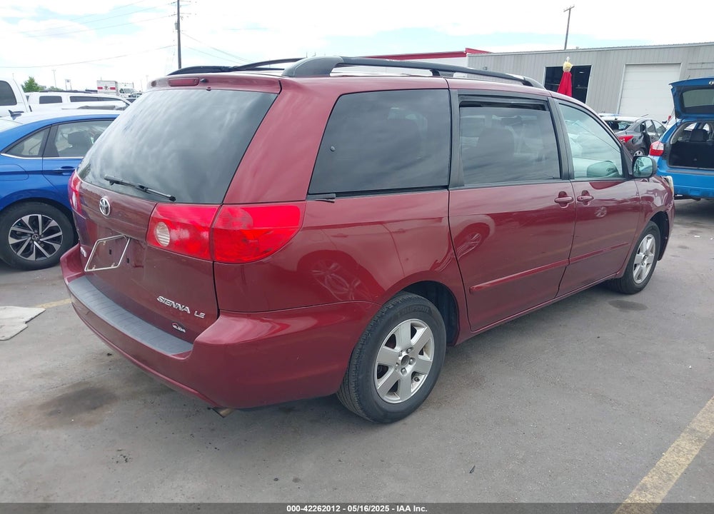 2009 TOYOTA SIENNA LE VIN: 5TDZK23C39S262561
