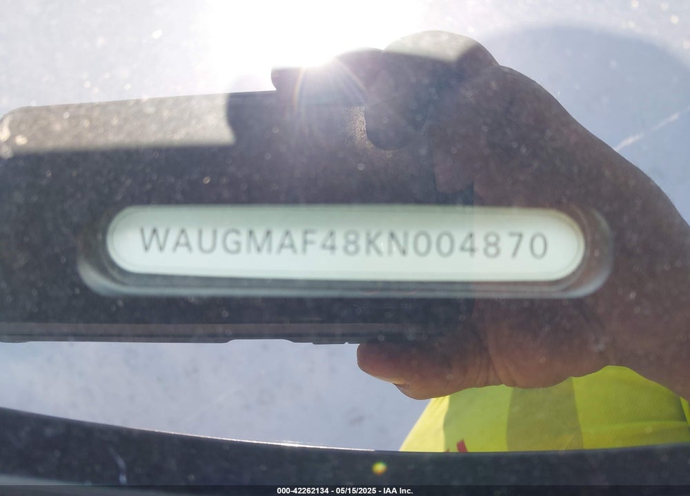 2019 AUDI A4 40 PREMIUM/40 TITANIUM PREMIUM VIN: WAUGMAF48KN004870