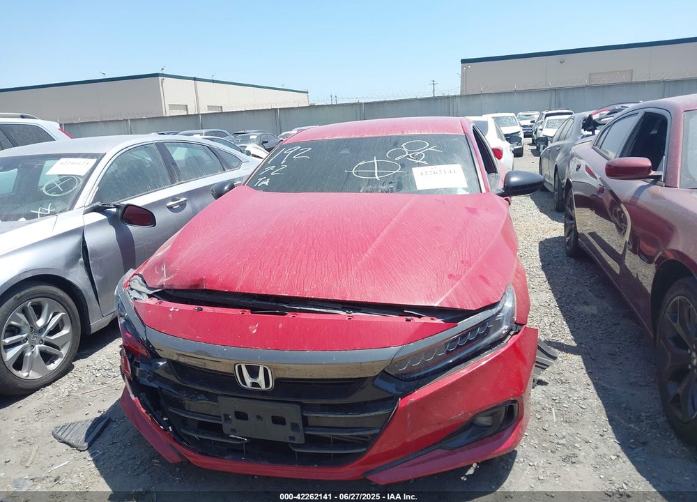 2021 HONDA ACCORD SPORT VIN: 1HGCV1F35MA063375