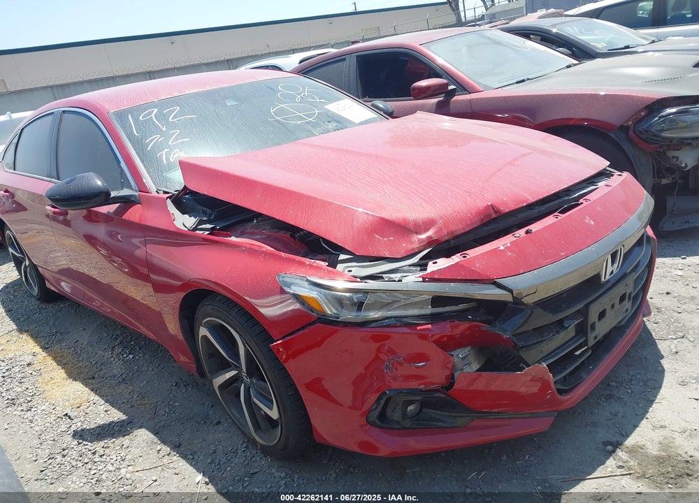 2021 HONDA ACCORD SPORT VIN: 1HGCV1F35MA063375