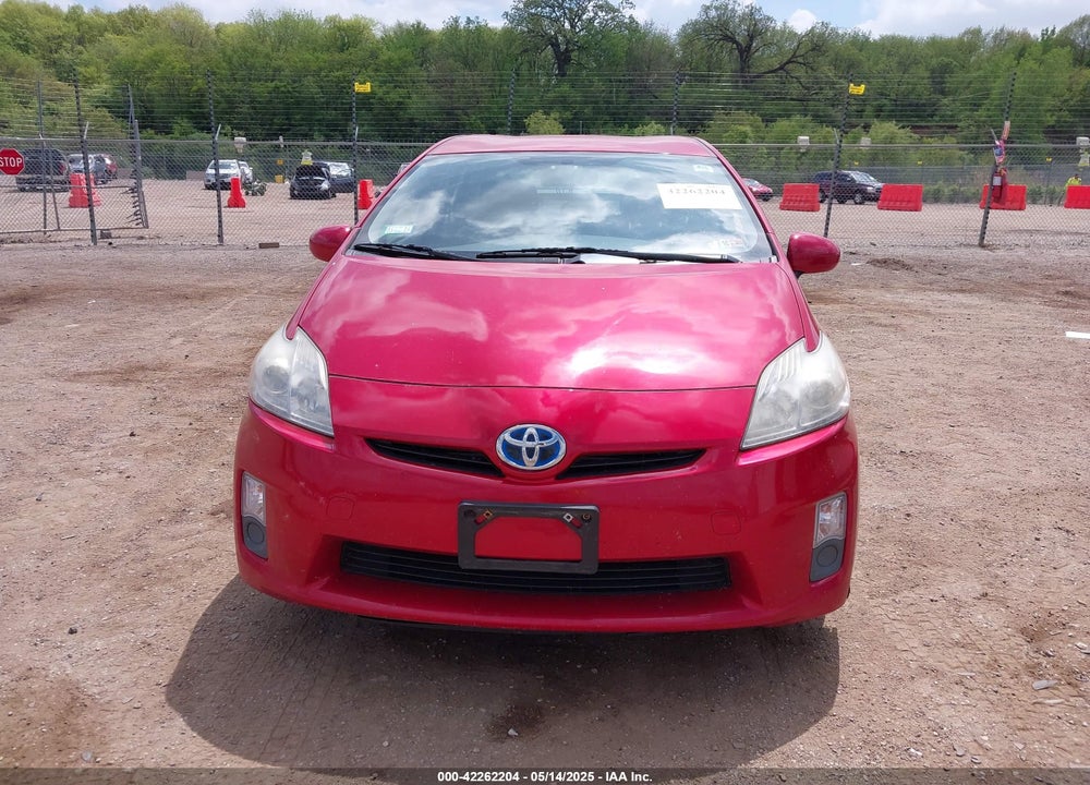 2011 TOYOTA PRIUS THREE VIN: JTDKN3DU9B5334364