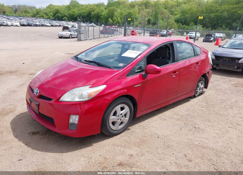 2011 TOYOTA PRIUS THREE VIN: JTDKN3DU9B5334364