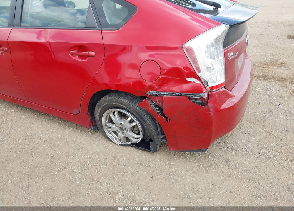 2011 TOYOTA PRIUS THREE VIN: JTDKN3DU9B5334364